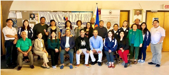 Philippine Consulate General Conducts A Consular Outreach at  Gales Ferry, Connecticut