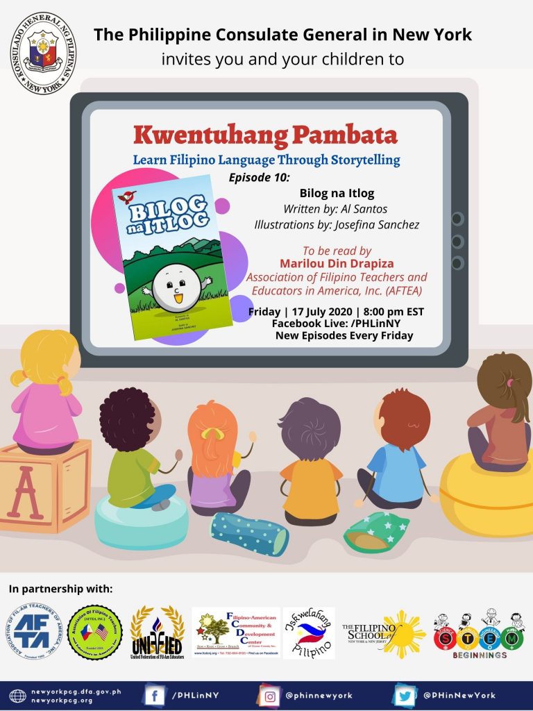 “Kwentuhang Pambata: Learning Filipino Language Through Storytelling” Episode 10: Bilog na Itlog