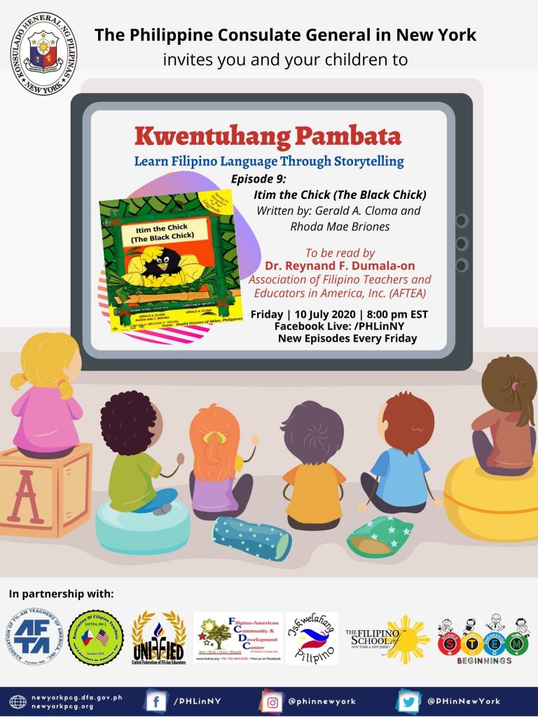 “Kwentuhang Pambata: Learning Filipino Language Through Storytelling” Episode 9: Itim the Chick (The Black Chick)