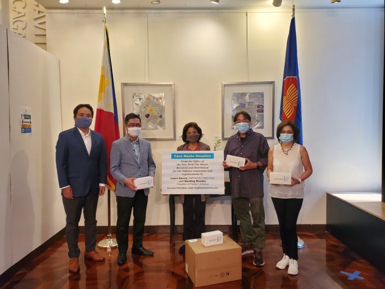 PH Consulate in New York Receives Face Mask and Face Shield Donations