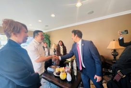 Philippine Journalists Pay a Visit on Fil-Am Mayor Arvin Amatorio